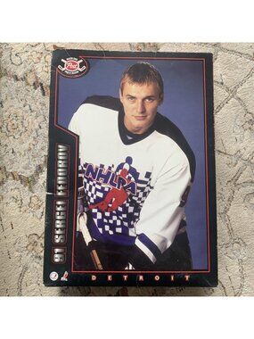 Cereal Box Post Honeycomb Free Hockey Player Card Back Panel NHL Sergei Fedorov